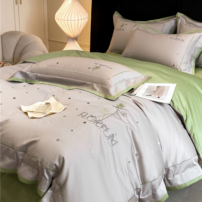 91家纺网 家纺一手货源 找家纺 （总）家居1号家纺 2026新款50双股新疆长绒棉四件套-玫瑰花园