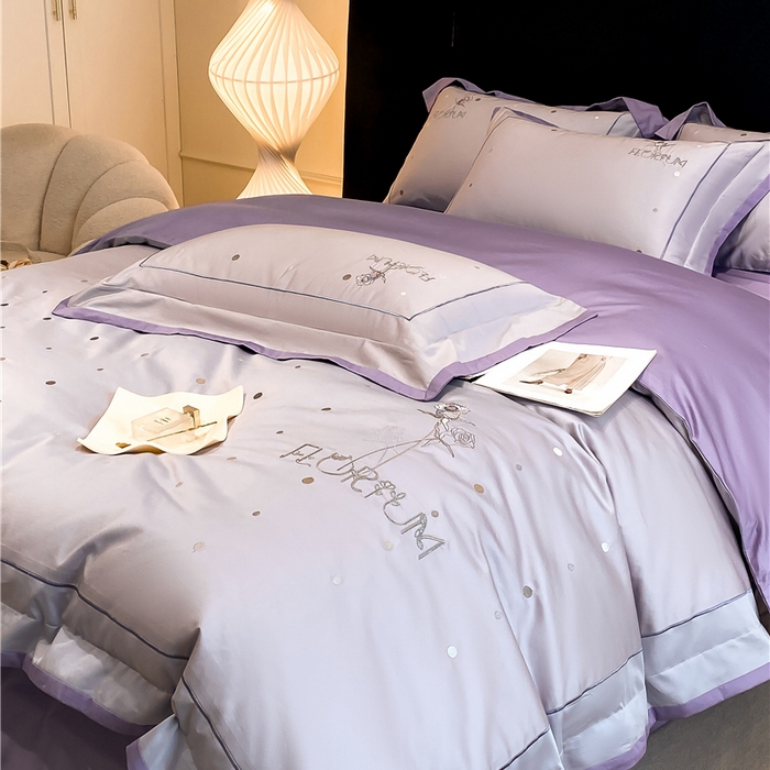 91家纺网 家纺一手货源 找家纺 （总）家居1号家纺 2026新款50双股新疆长绒棉四件套-玫瑰花园