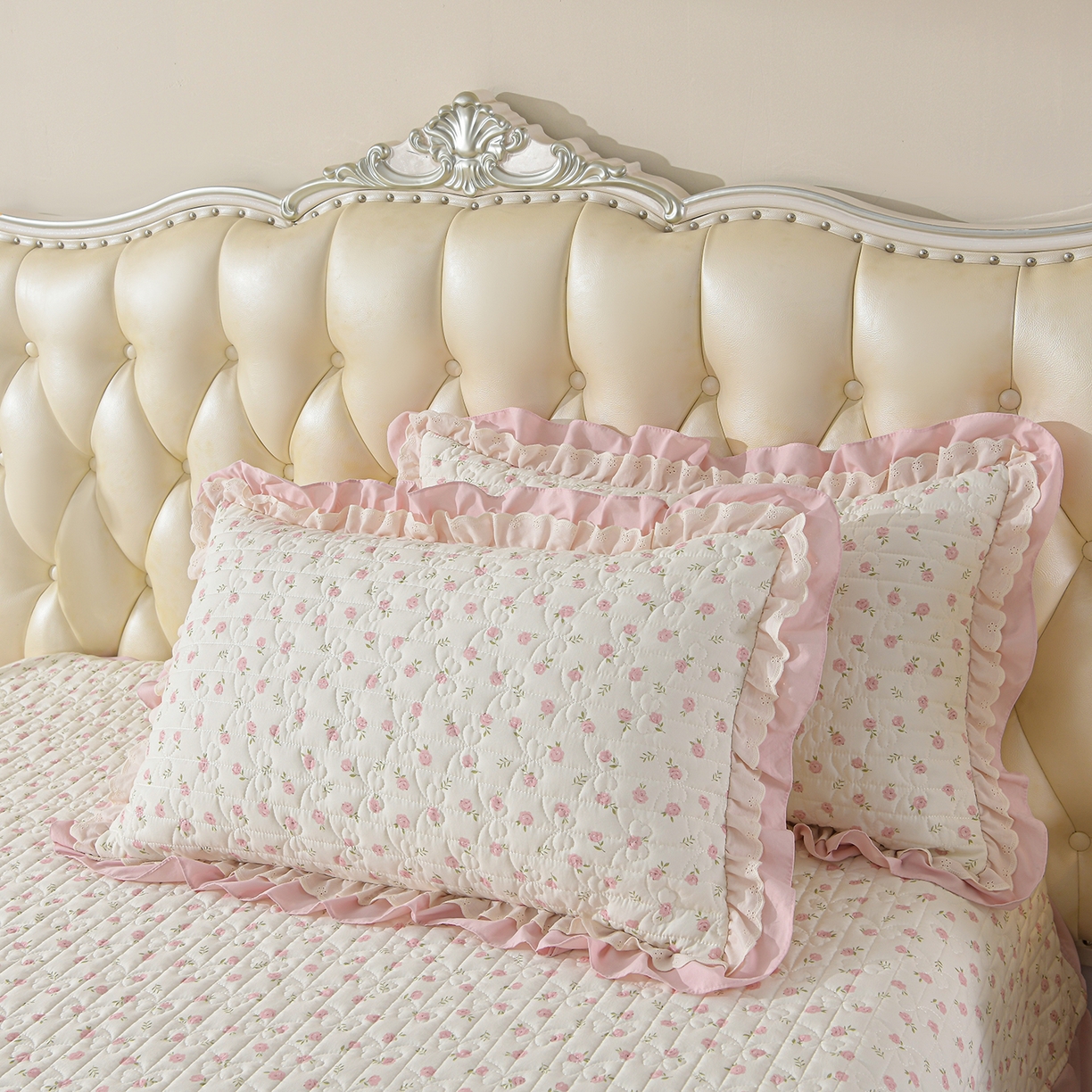 91家纺网 家纺一手货源 找家纺 金梦家居 2026新款水洗棉床盖被套四件套 花开朵朵