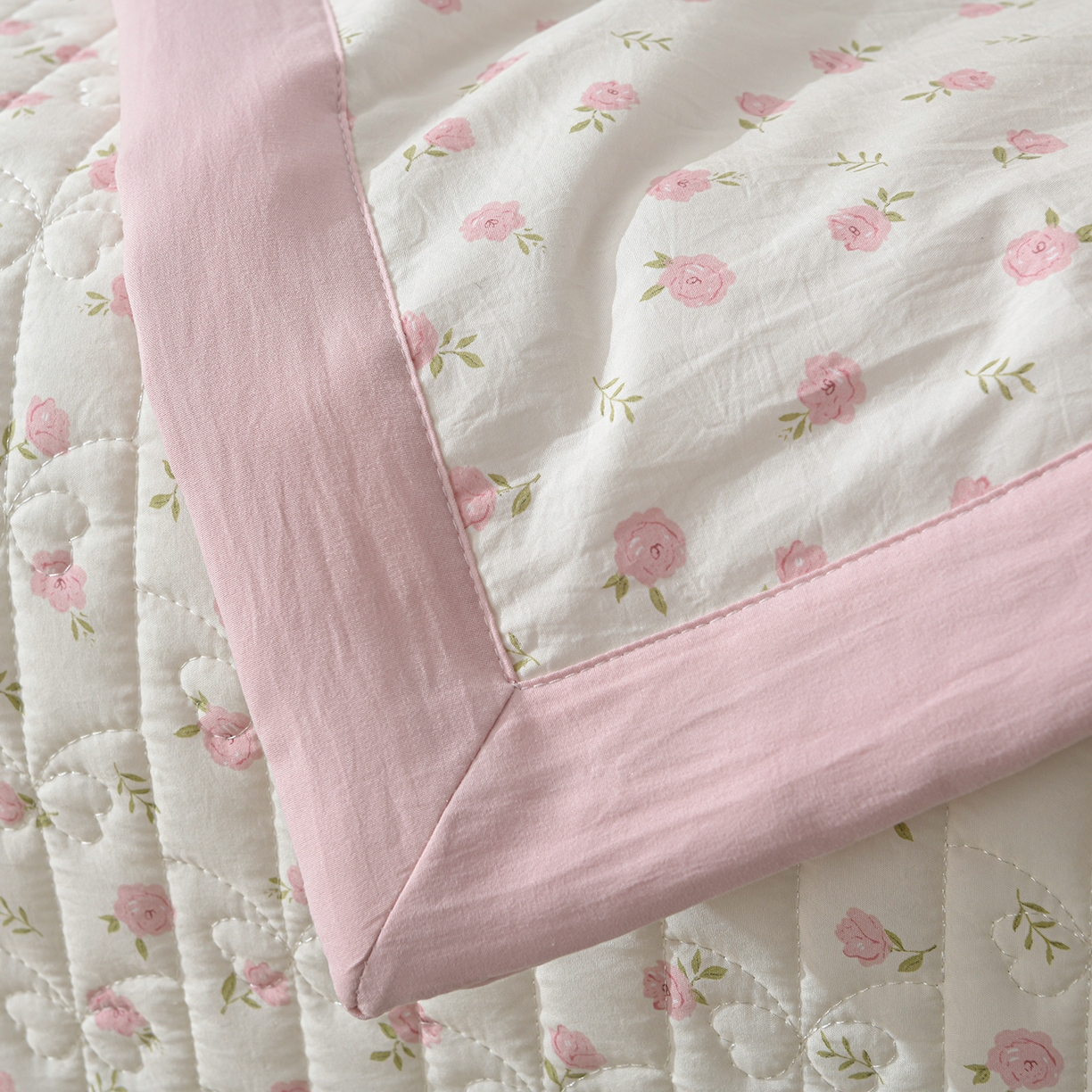 91家纺网 家纺一手货源 找家纺 金梦家居 2026新款水洗棉床盖被套四件套 花开朵朵