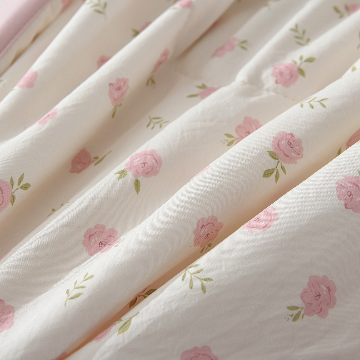 91家纺网 家纺一手货源 找家纺 金梦家居 2026新款水洗棉床盖被套四件套 花开朵朵