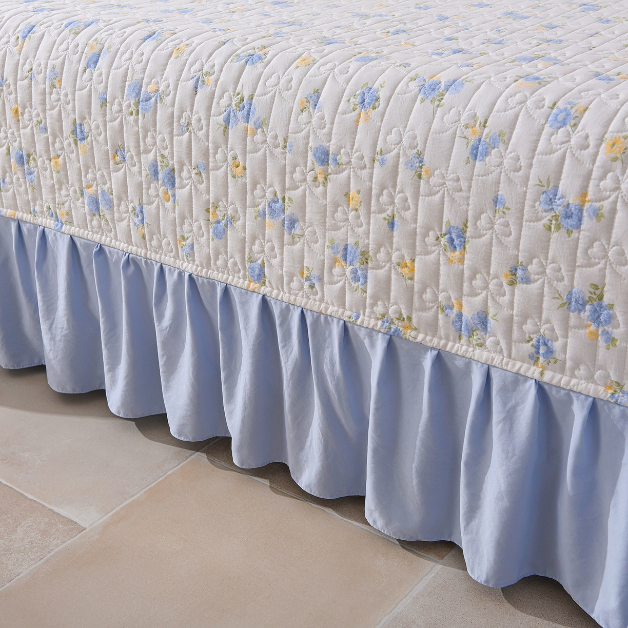 91家纺网 家纺一手货源 找家纺 金梦家居 2026新款水洗棉床盖被套四件套 花开盛夏