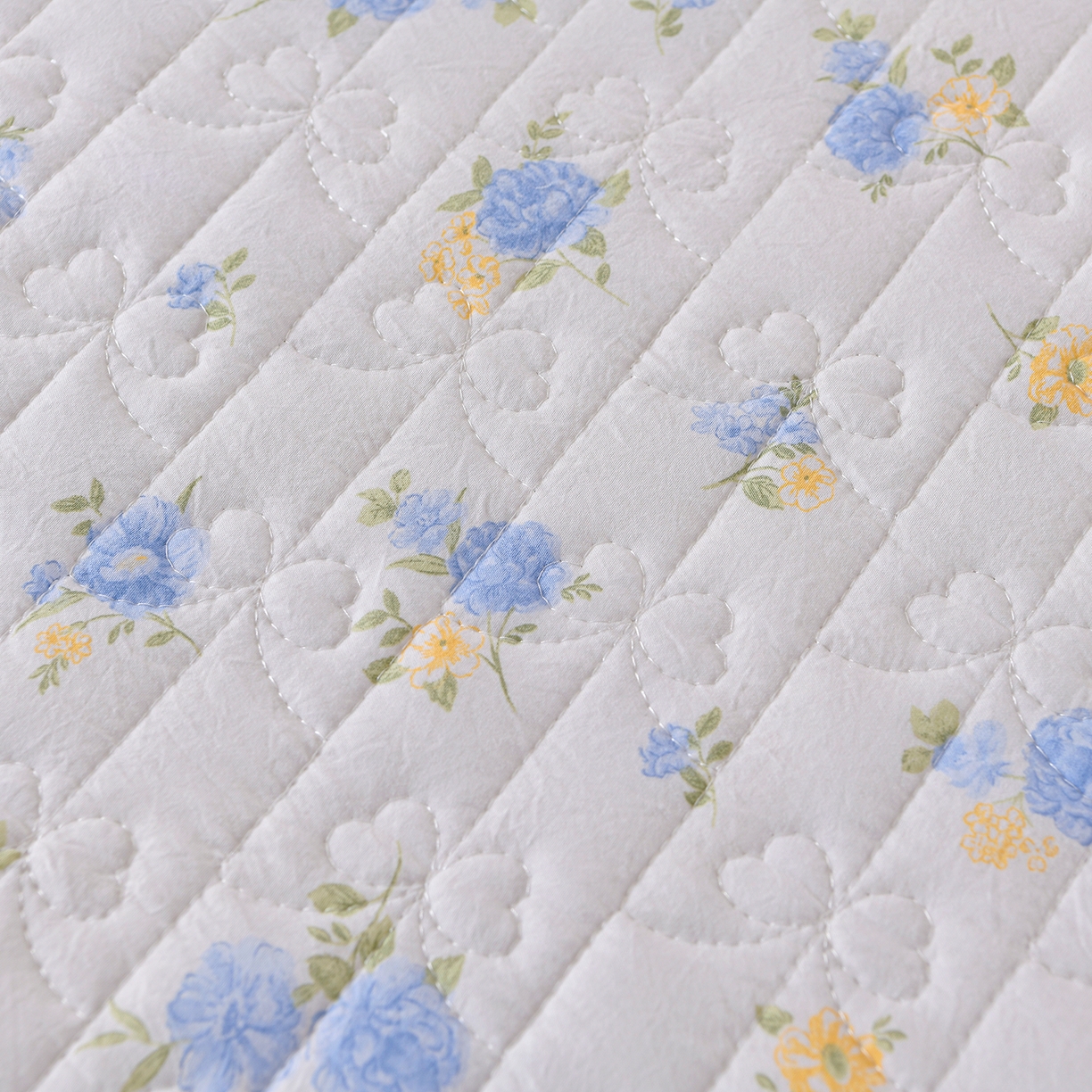 91家纺网 家纺一手货源 找家纺 金梦家居 2026新款水洗棉床盖被套四件套 花开盛夏