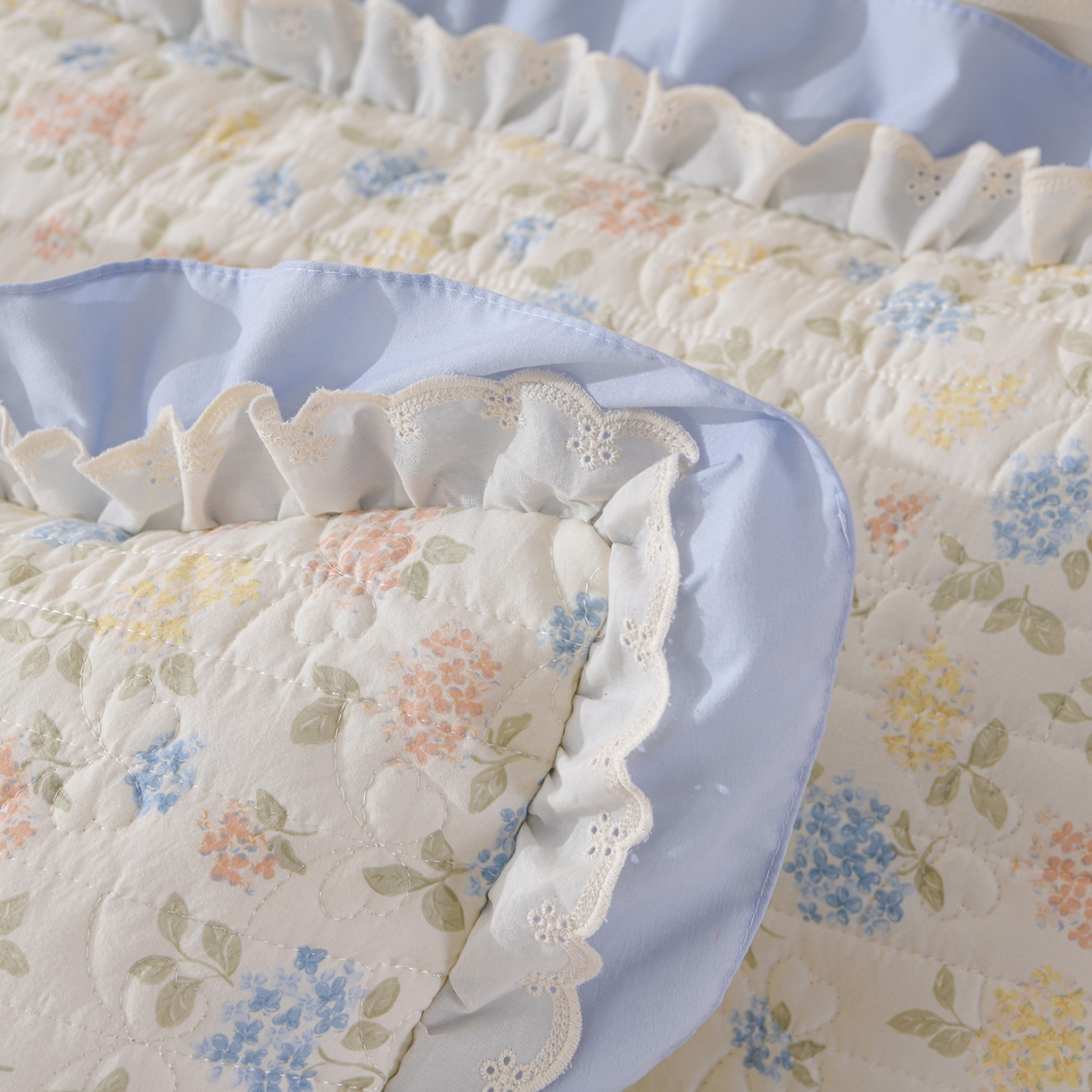 91家纺网 家纺一手货源 找家纺 金梦家居 2026新款水洗棉床盖被套四件套 花团锦簇