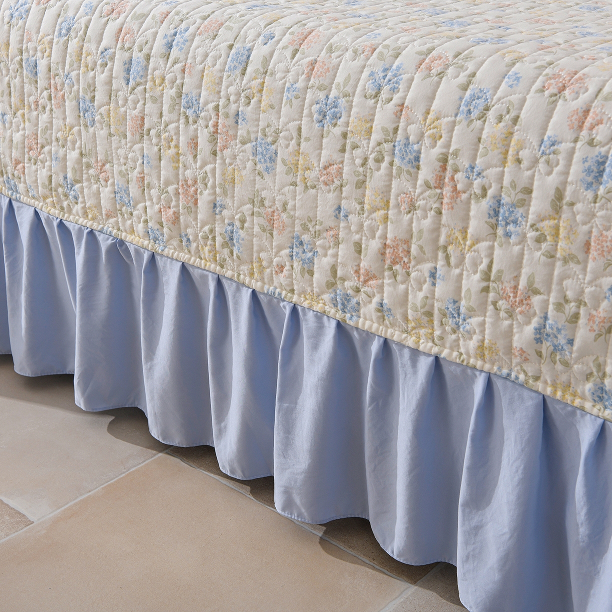 91家纺网 家纺一手货源 找家纺 金梦家居 2026新款水洗棉床盖被套四件套 花团锦簇