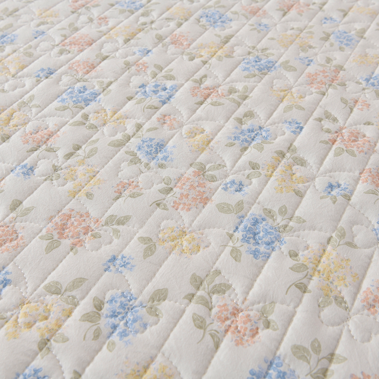 91家纺网 家纺一手货源 找家纺 金梦家居 2026新款水洗棉床盖被套四件套 花团锦簇