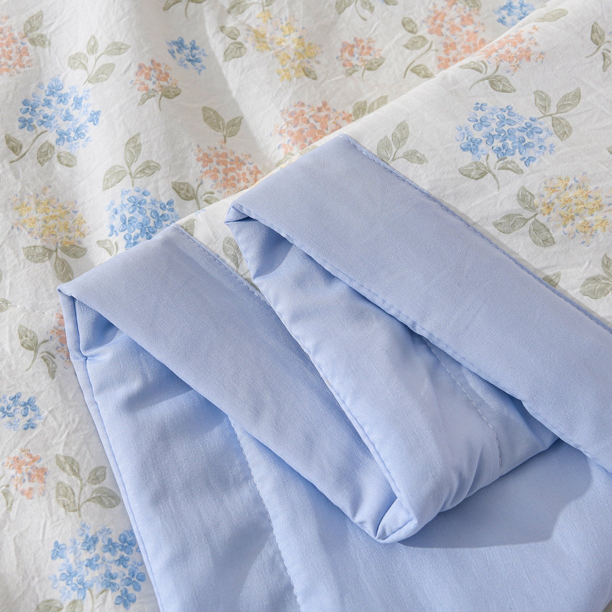 91家纺网 家纺一手货源 找家纺 金梦家居 2026新款水洗棉床盖被套四件套 花团锦簇