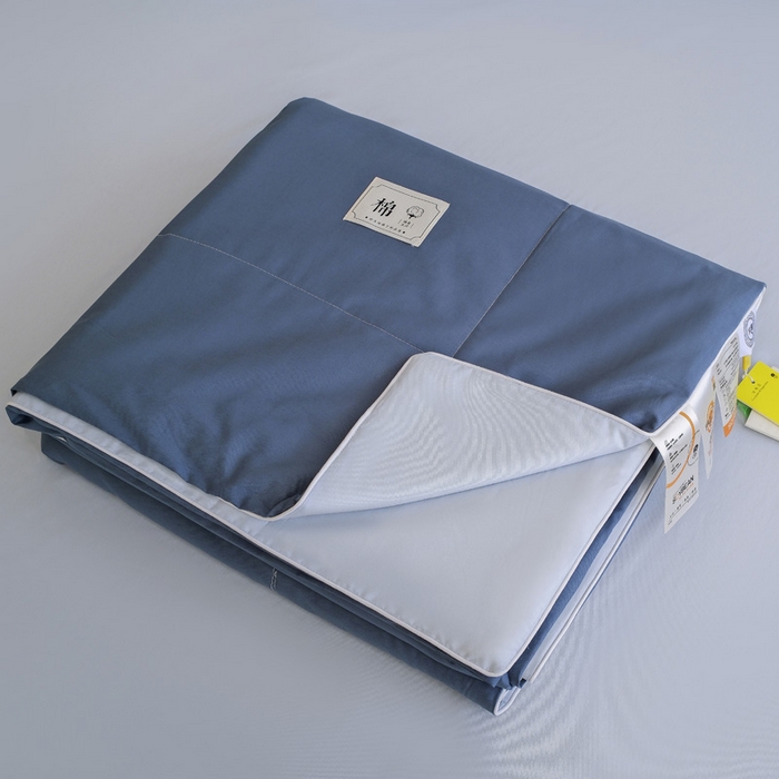 91家纺网 家纺一手货源 找家纺 （总）盛凡家纺 2026新款133*72全棉A类55大豆抗菌夏被夏凉被空调被