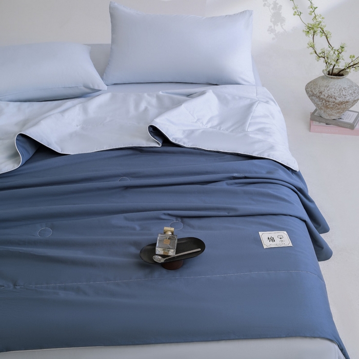 91家纺网 家纺一手货源 找家纺 （总）盛凡家纺 2026新款133*72全棉A类55大豆抗菌夏被夏凉被空调被