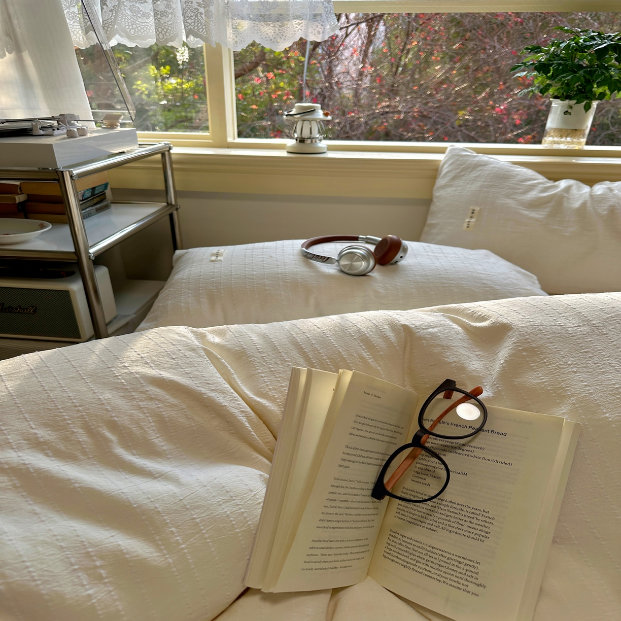 91家纺网 家纺一手货源 找家纺 优兰朵家纺 2026新款简约素色亚麻风纯色无印四件套 米白-素然