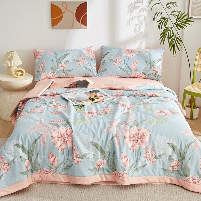 91家纺网 家纺一手货源 找家纺 （总）铺尚美家纺 2026新款A类里外全棉棉花夏被