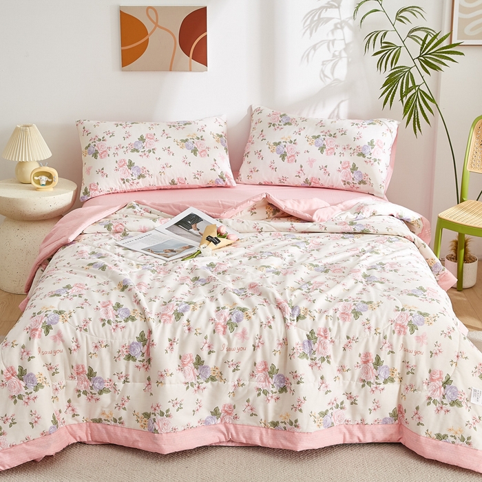 91家纺网 家纺一手货源 找家纺 （总）铺尚美家纺 2026新款A类里外全棉棉花夏被