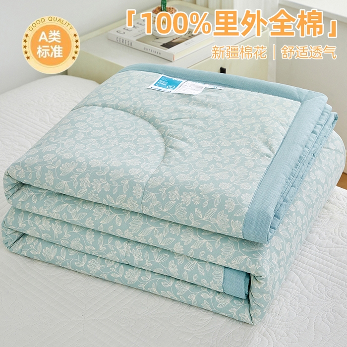 91家纺网 家纺一手货源 找家纺 （总）铺尚美家纺 2026新款A类里外全棉棉花夏被