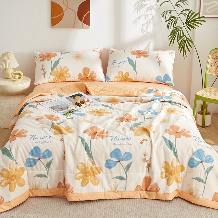 91家纺网 家纺一手货源 找家纺 （总）铺尚美家纺 2026新款A类里外全棉棉花夏被