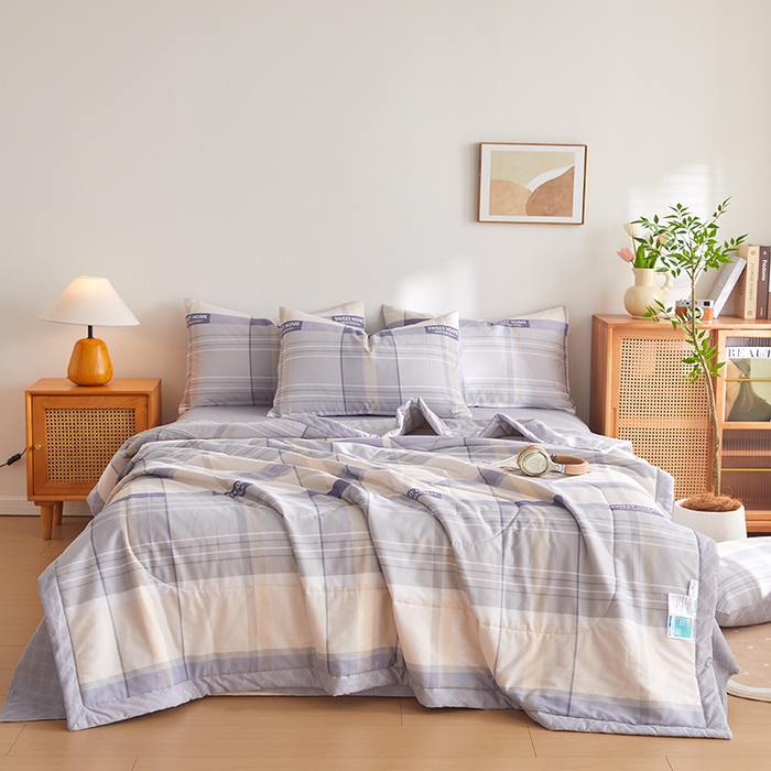 91家纺网 家纺一手货源 找家纺 （总）铺尚美家纺 2026新款A类里外全棉棉花夏被