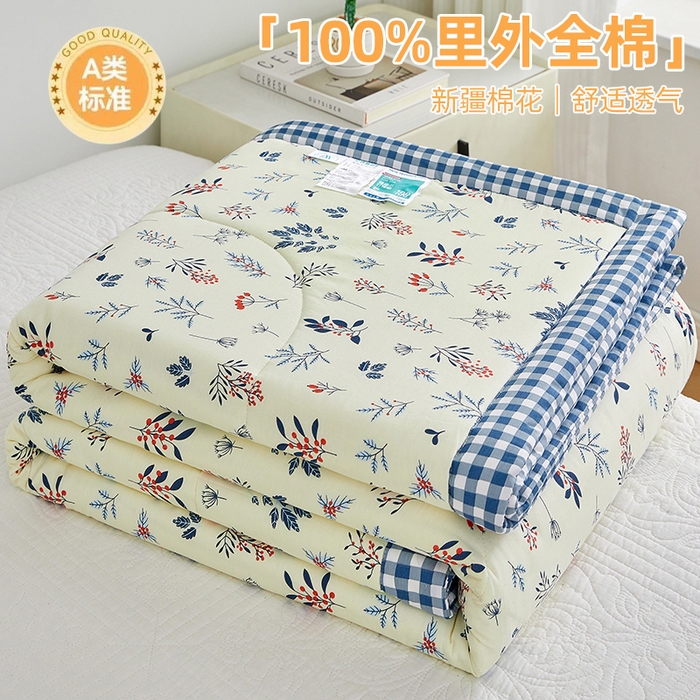 91家纺网 家纺一手货源 找家纺 （总）铺尚美家纺 2026新款A类里外全棉棉花夏被