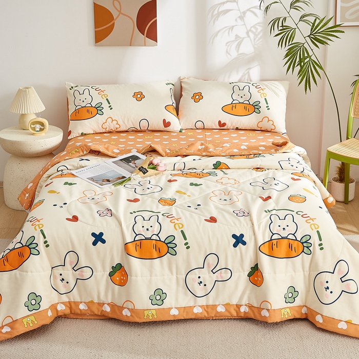 91家纺网 家纺一手货源 找家纺 （总）铺尚美家纺 2026新款A类里外全棉棉花夏被