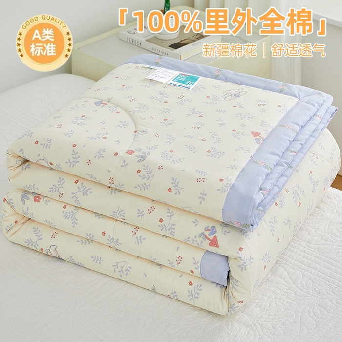 91家纺网 家纺一手货源 找家纺 （总）铺尚美家纺 2026新款A类里外全棉棉花夏被