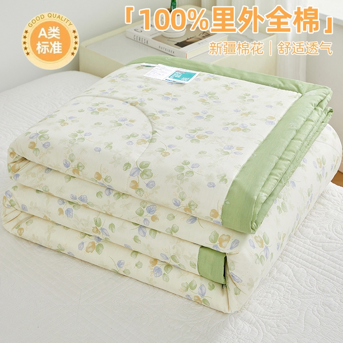 91家纺网 家纺一手货源 找家纺 （总）铺尚美家纺 2026新款A类里外全棉棉花夏被