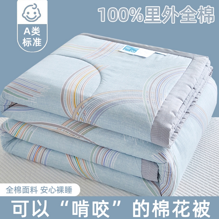 91家纺网 家纺一手货源 找家纺 （总）铺尚美家纺 2026新款A类里外全棉棉花夏被