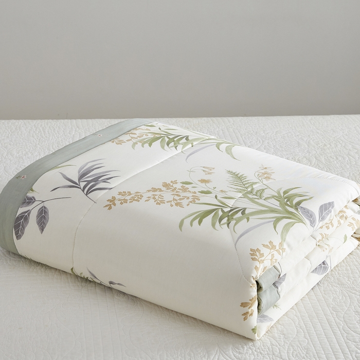 91家纺网 家纺一手货源 找家纺 铺尚美家纺 2026新款A类里外全棉棉花夏被 清风絮语