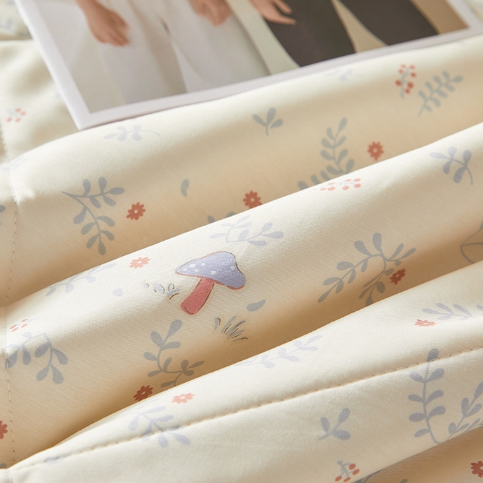 91家纺网 家纺一手货源 找家纺 铺尚美家纺 2026新款A类里外全棉棉花夏被 森林小镇