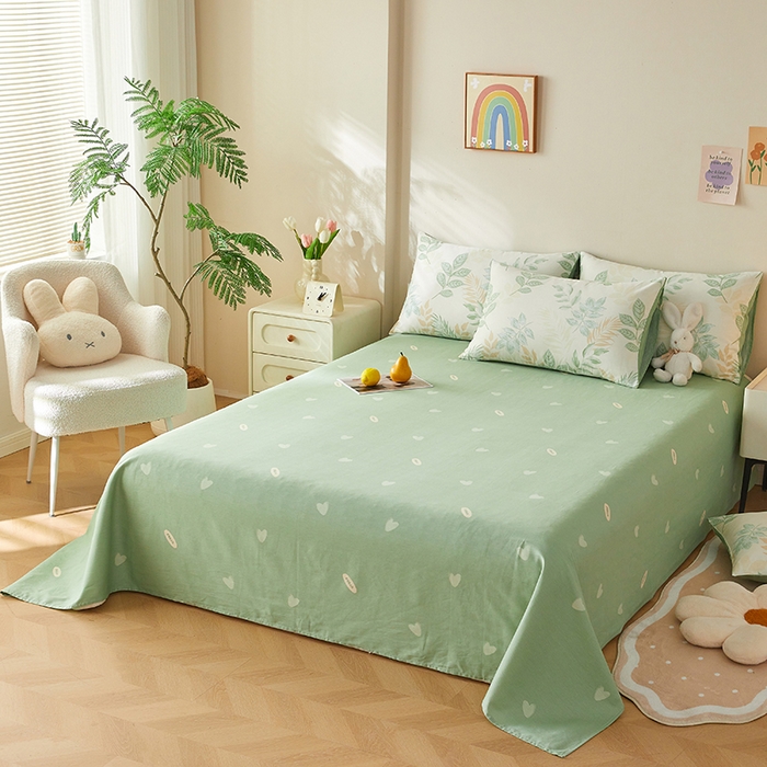 91家纺网 家纺一手货源 找家纺 铺尚美家纺 2026新款A类里外全棉棉花夏被 山茶物语