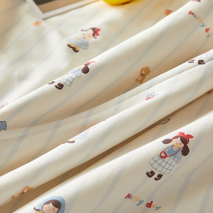 91家纺网 家纺一手货源 找家纺 铺尚美家纺 2026新款A类里外全棉棉花夏被 少女日记