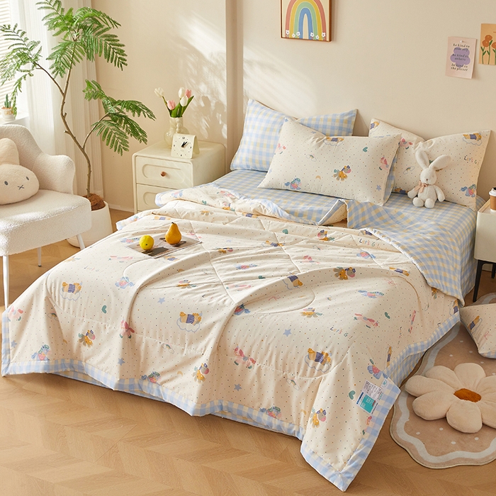 91家纺网 家纺一手货源 找家纺 铺尚美家纺 2026新款A类里外全棉棉花夏被 小马宝莉