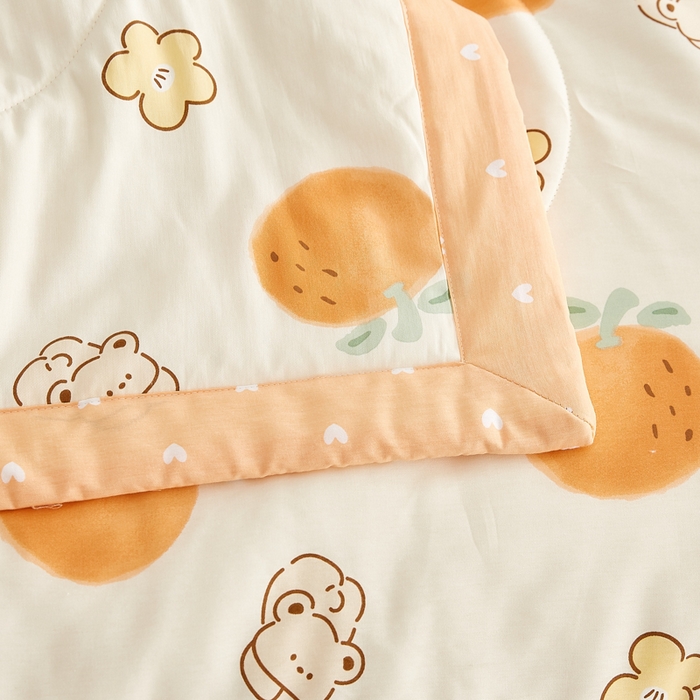 91家纺网 家纺一手货源 找家纺 铺尚美家纺 2026新款A类里外全棉棉花夏被 心想事成