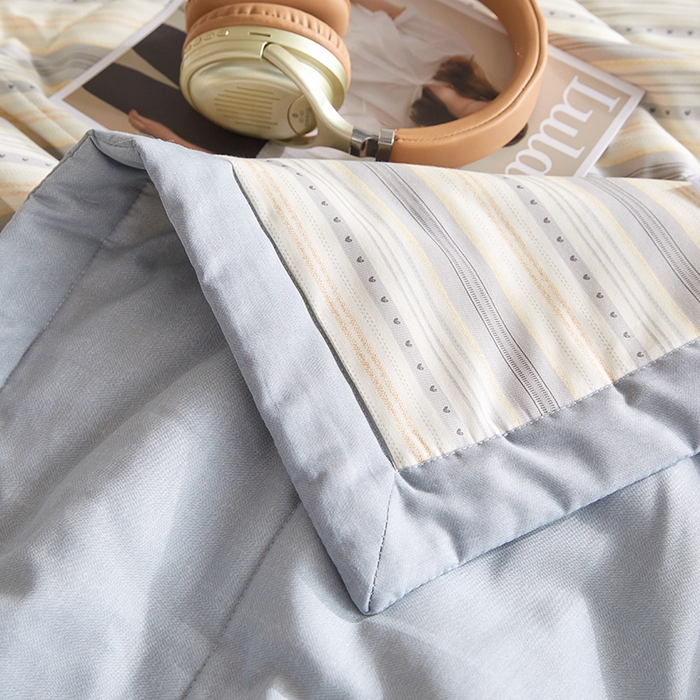 91家纺网 家纺一手货源 找家纺 铺尚美家纺 2026新款A类里外全棉棉花夏被 学院派