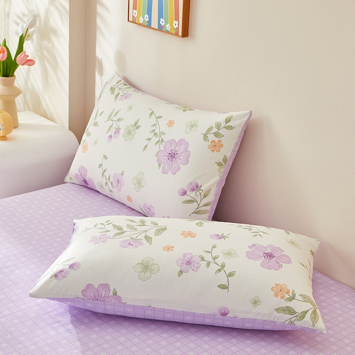 91家纺网 家纺一手货源 找家纺 铺尚美家纺 2026新款A类里外全棉棉花夏被 雅曦 紫