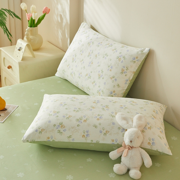 91家纺网 家纺一手货源 找家纺 铺尚美家纺 2026新款A类里外全棉棉花夏被 叶语