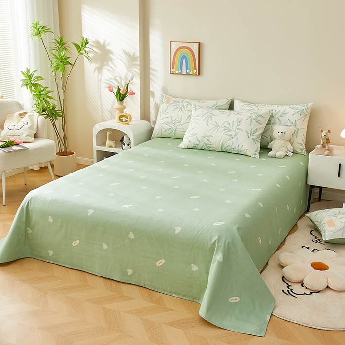 91家纺网 家纺一手货源 找家纺 铺尚美家纺 2026新款A类里外全棉棉花夏被 叶之秋