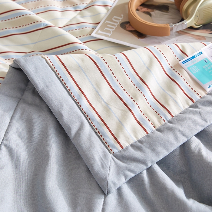 91家纺网 家纺一手货源 找家纺 铺尚美家纺 2026新款A类里外全棉棉花夏被 致青春