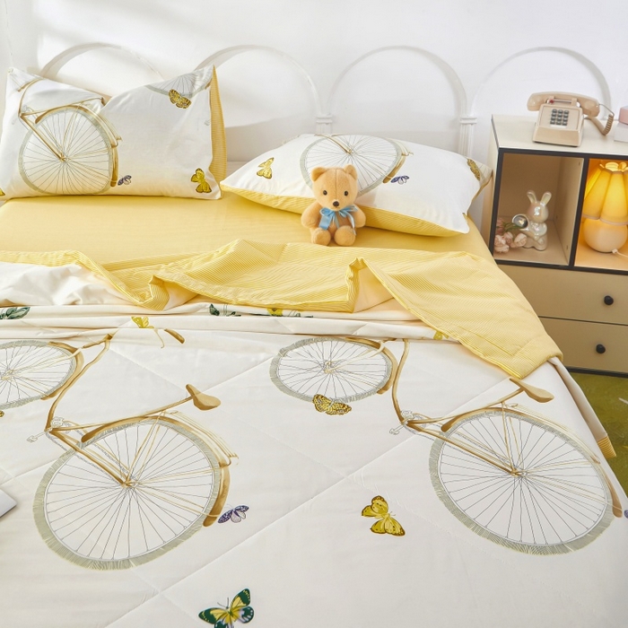 91家纺网 家纺一手货源 找家纺 （总）铺尚美家纺 2026新款双面全棉羽丝空调被夏凉被单夏被