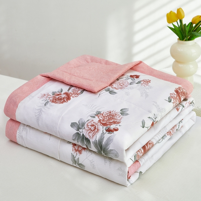 91家纺网 家纺一手货源 找家纺 （总）铺尚美家纺 2026新款双面全棉羽丝空调被夏凉被单夏被