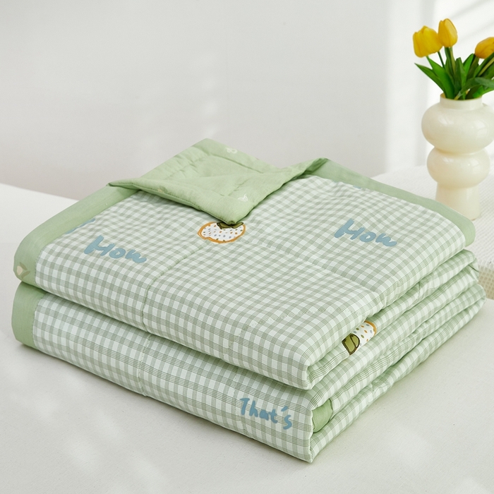 91家纺网 家纺一手货源 找家纺 （总）铺尚美家纺 2026新款双面全棉羽丝空调被夏凉被单夏被