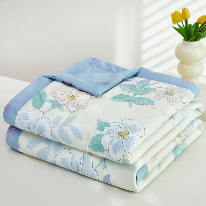 91家纺网 家纺一手货源 找家纺 （总）铺尚美家纺 2026新款双面全棉羽丝空调被夏凉被单夏被