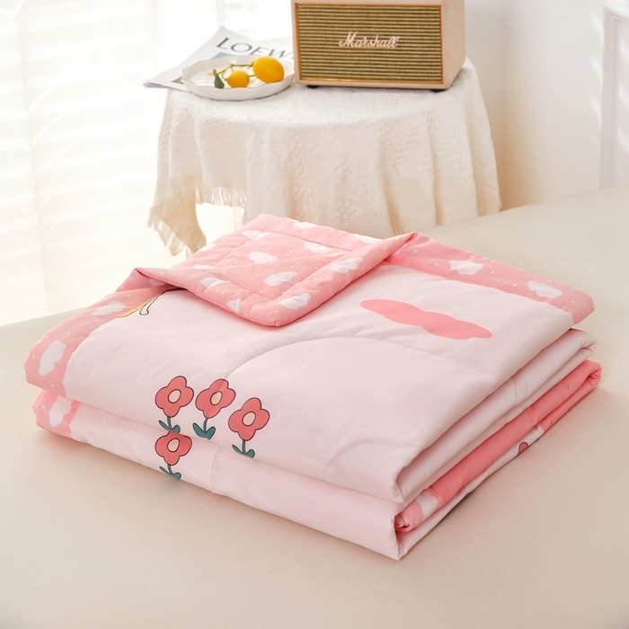 91家纺网 家纺一手货源 找家纺 （总）铺尚美家纺 2026新款双面全棉羽丝空调被夏凉被单夏被