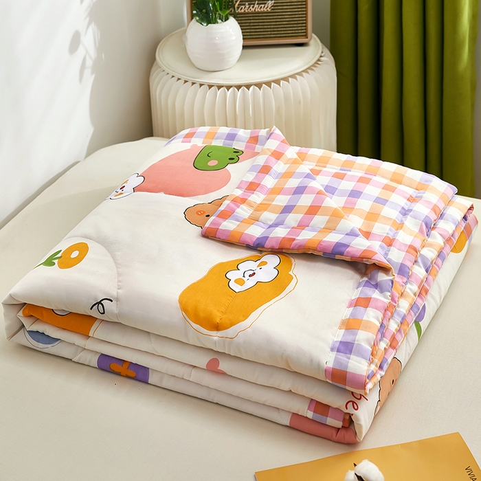 91家纺网 家纺一手货源 找家纺 （总）铺尚美家纺 2026新款双面全棉羽丝空调被夏凉被单夏被