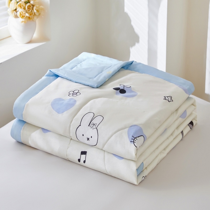 91家纺网 家纺一手货源 找家纺 （总）铺尚美家纺 2026新款双面全棉羽丝空调被夏凉被单夏被