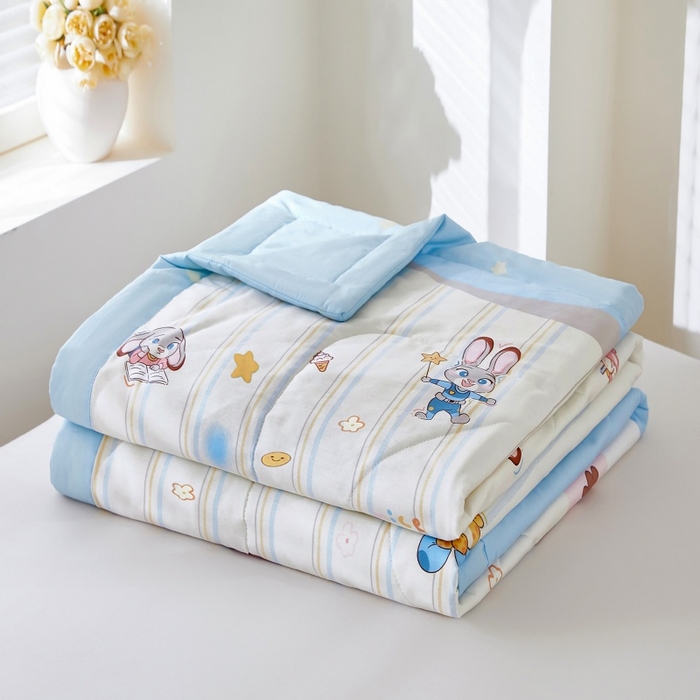 91家纺网 家纺一手货源 找家纺 （总）铺尚美家纺 2026新款双面全棉羽丝空调被夏凉被单夏被