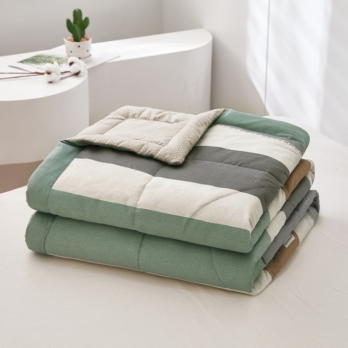 91家纺网 家纺一手货源 找家纺 （总）铺尚美家纺 2026新款双面全棉羽丝空调被夏凉被单夏被