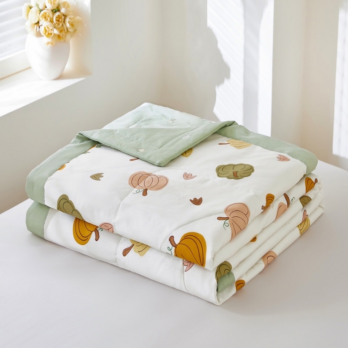 91家纺网 家纺一手货源 找家纺 （总）铺尚美家纺 2026新款双面全棉羽丝空调被夏凉被单夏被