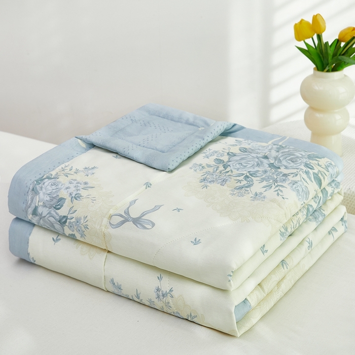 91家纺网 家纺一手货源 找家纺 （总）铺尚美家纺 2026新款双面全棉羽丝空调被夏凉被单夏被