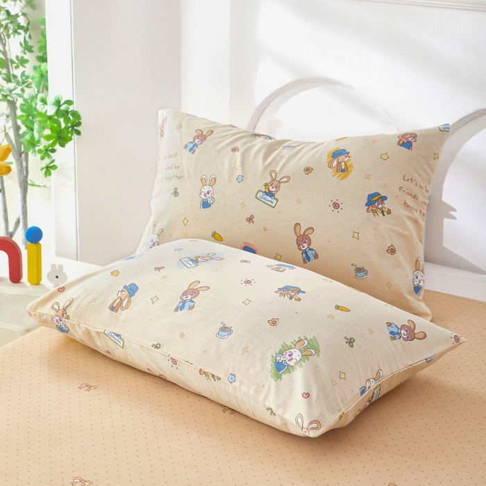 91家纺网 家纺一手货源 找家纺 铺尚美家纺 2026新款双面全棉羽丝空调被夏凉被单夏被 兔子警官