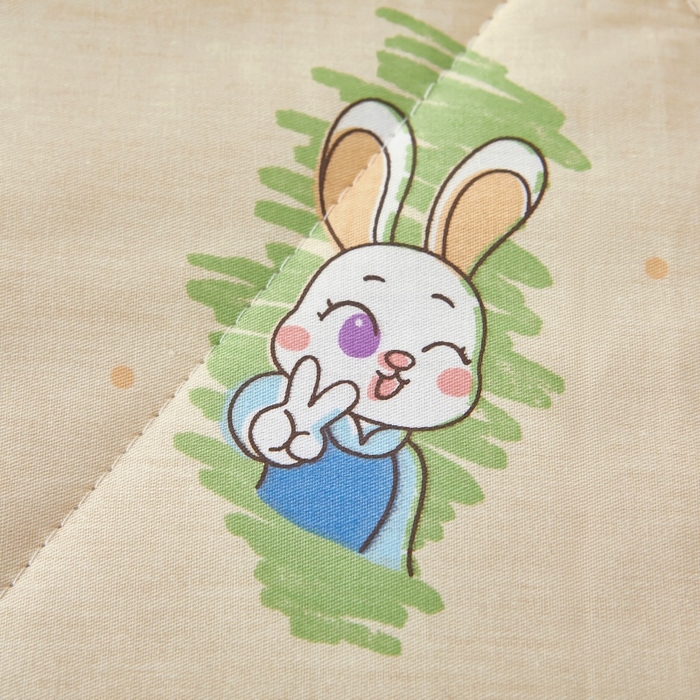 91家纺网 家纺一手货源 找家纺 铺尚美家纺 2026新款双面全棉羽丝空调被夏凉被单夏被 兔子警官