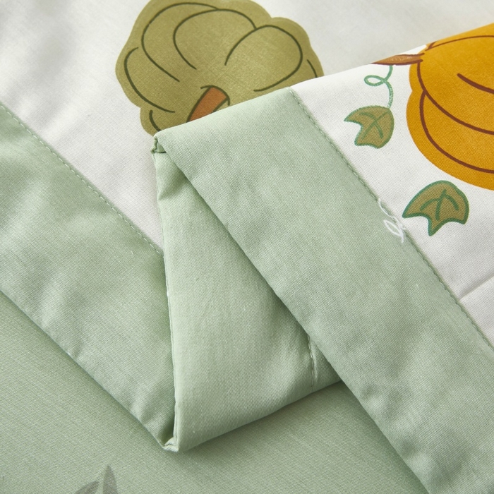 91家纺网 家纺一手货源 找家纺 铺尚美家纺 2026新款双面全棉羽丝空调被夏凉被单夏被 炫彩南瓜