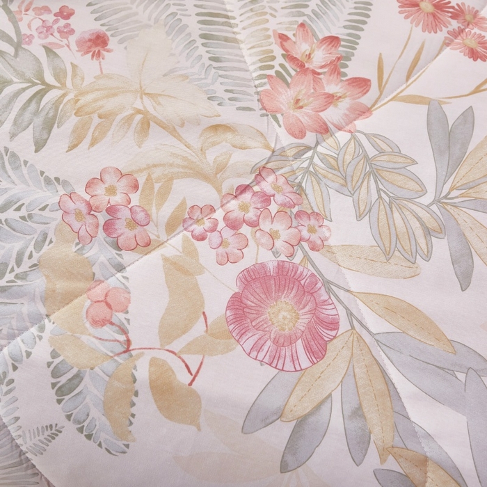 91家纺网 家纺一手货源 找家纺 铺尚美家纺 2026新款双面全棉羽丝空调被夏凉被单夏被 悠悠花香